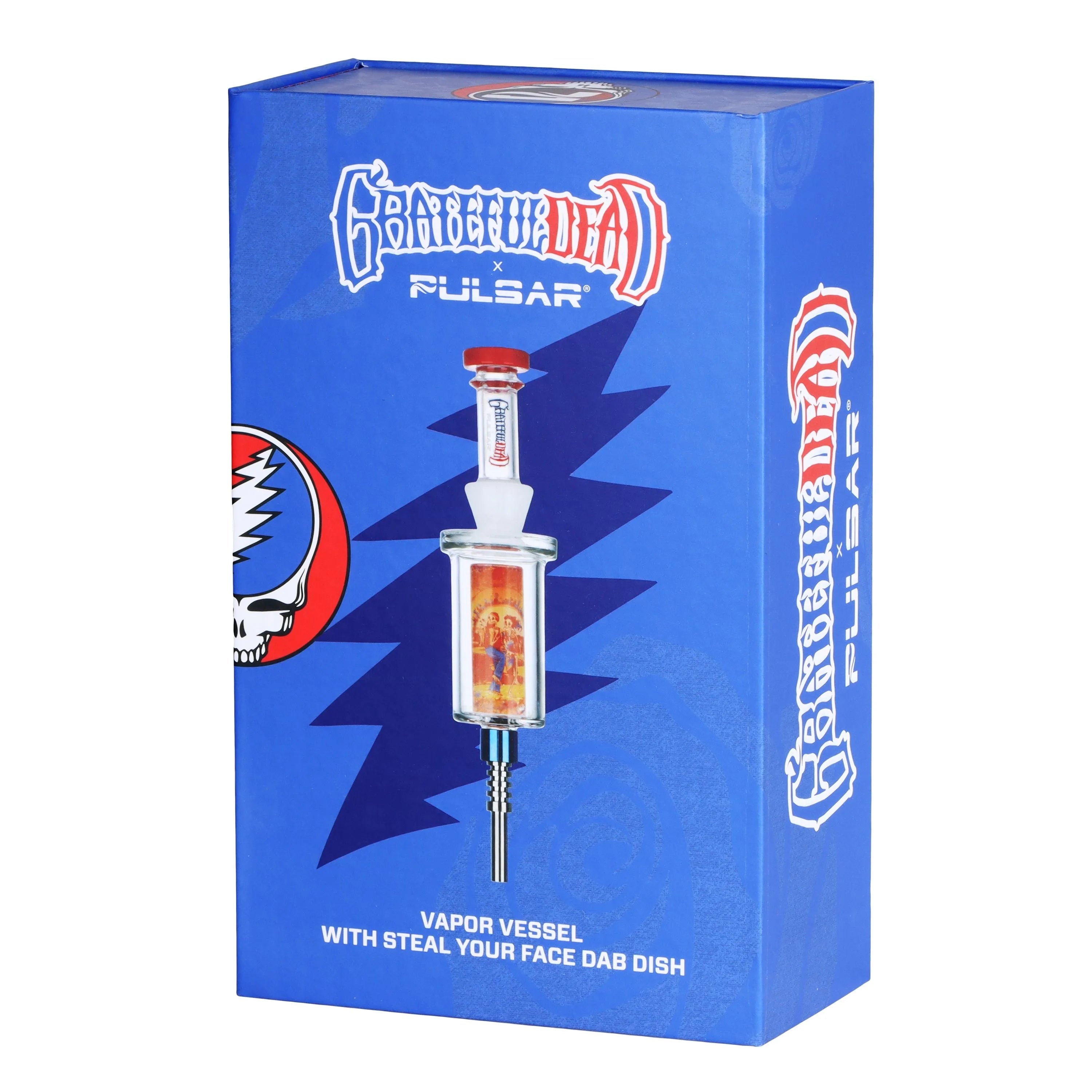Grateful Dead x Pulsar Inside Print Vapor Vessel & SYF Dab Dish - 9.25" / Sunset Dance, BDD Wholesale