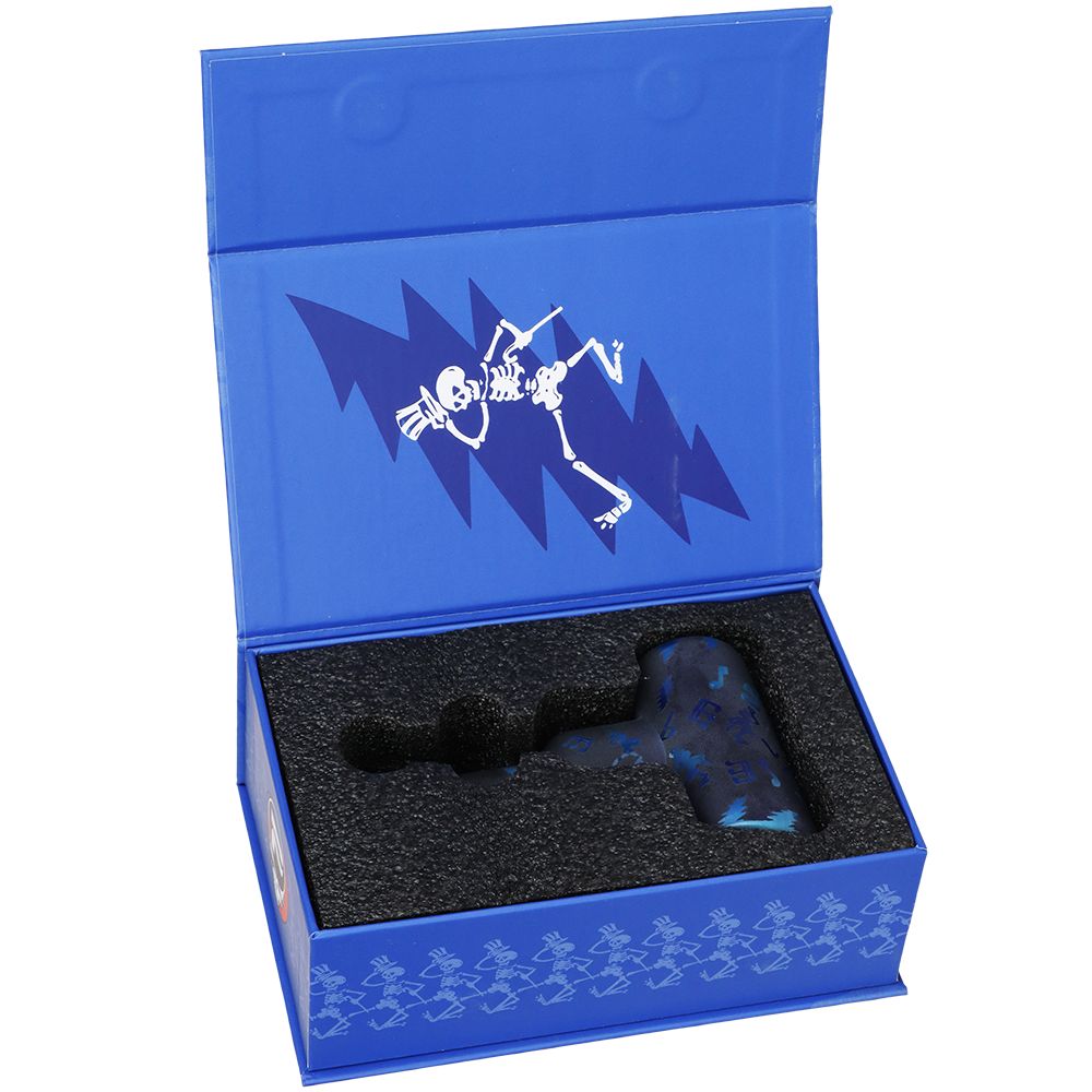 Grateful Dead x Pulsar Ethereal Music Etched Glass Hammer Bubbler - 5", BDD Wholesale