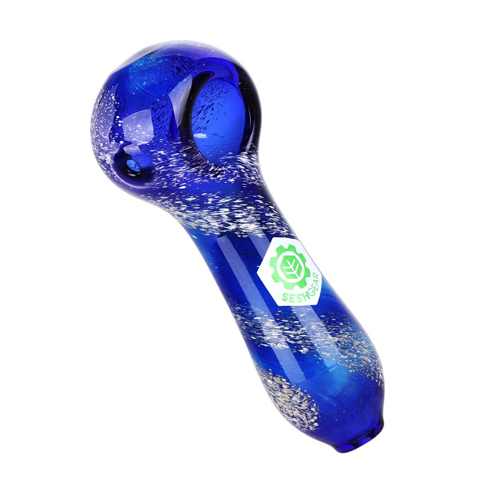 SeshGear Galactic Stew Glass Spoon Pipe - 4", BDD Wholesale