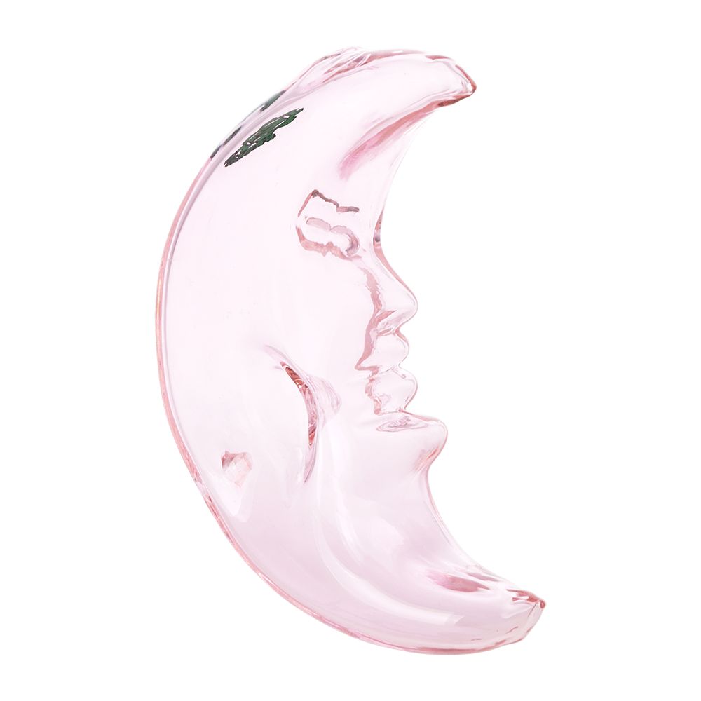 SeshGear Over the Moon Glass Hand Pipe - 3.75", BDD Wholesale
