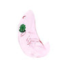 SeshGear Over the Moon Glass Hand Pipe - 3.75", BDD Wholesale