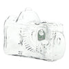 SeshGear Old School Camera Glass Hand Pipe - 3.75" / Clear, BDD Wholesale
