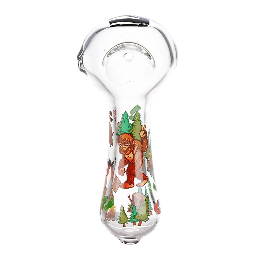 3CT BUNDLE - Pulsar Grumpy Bigfoot Glass Spoon Pipe - 4.5", BDD Wholesale