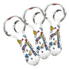3CT BUNDLE - Pulsar Building Blocks Glass Spoon Pipe - 4.5", BDD Wholesale