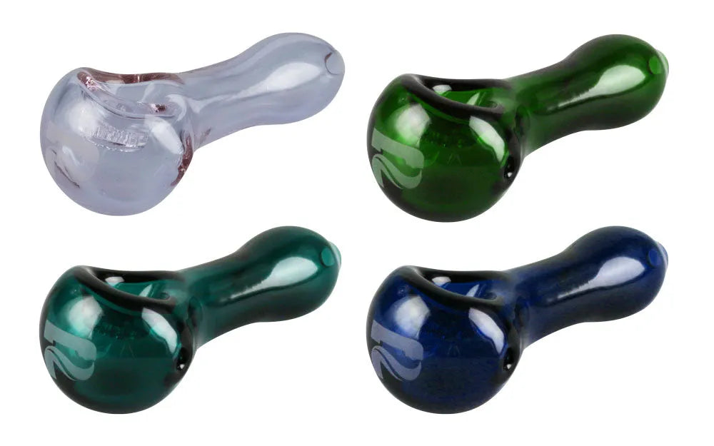 Pulsar Spoon Pipe Built-In Honeycomb Screen- 4"/Colors Vary, BDD Wholesale