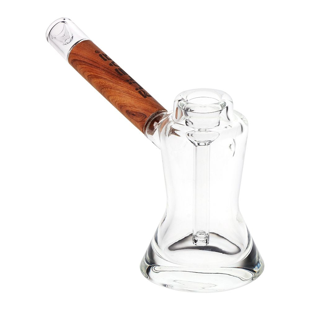 Pulsar Wood on Glass Bubbler - 6", BDD Wholesale