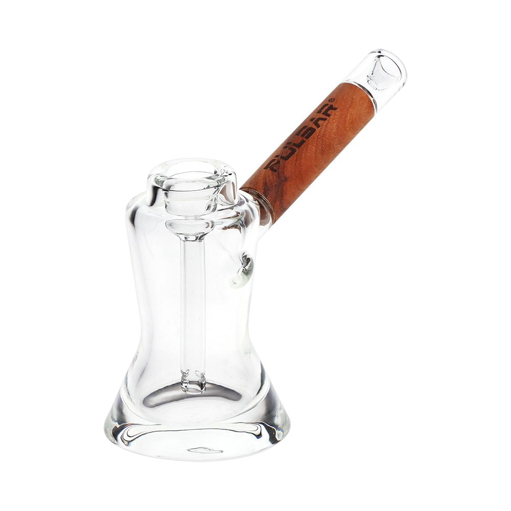 Pulsar Wood on Glass Bubbler - 6", BDD Wholesale