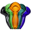 16CT DISPLAY - Pulsar Glass Ashcatcher Spoon - 4"/ Assorted Colors, BDD Wholesale