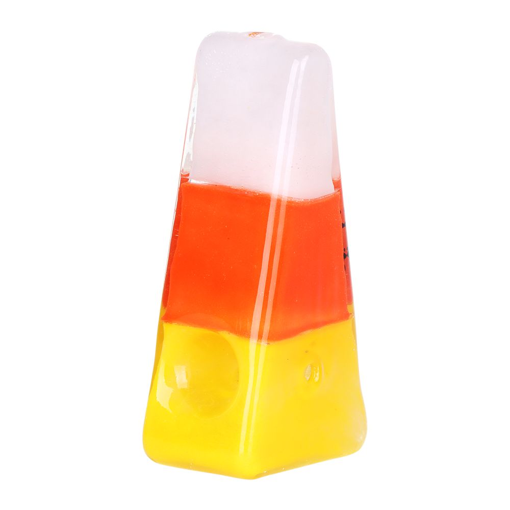Pulsar Kandy Korn Glass Hand Pipe - 3.9", BDD Wholesale