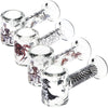 4CT BUNDLE - Pulsar Halloween Glass Hand Pipe Version 2 -  4.5" / Assorted Designs, BDD Wholesale