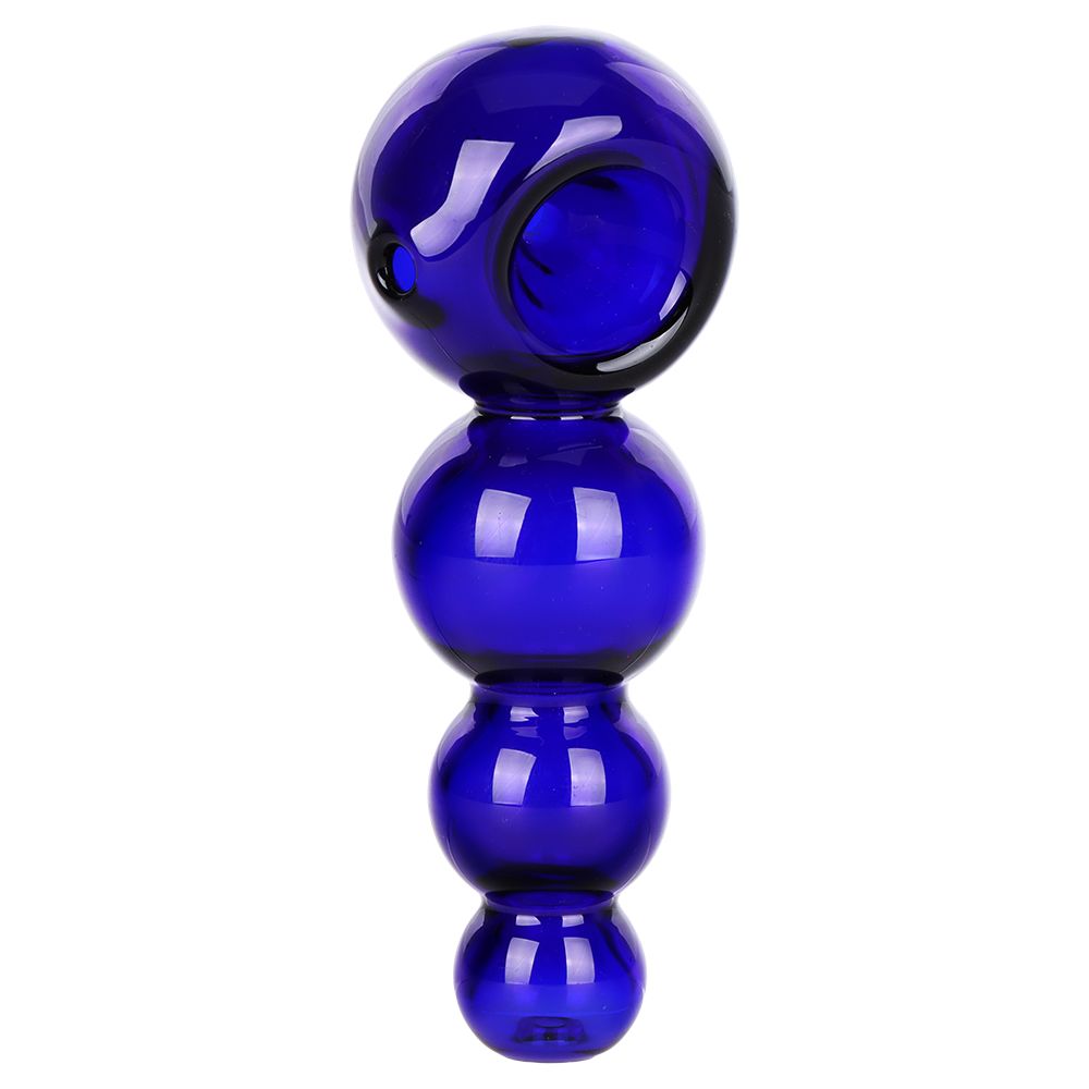 4CT BUNDLE - Pulsar Spherical Spoon Pipe - 4" / Blue, Green, Pink, Smoke, BDD Wholesale