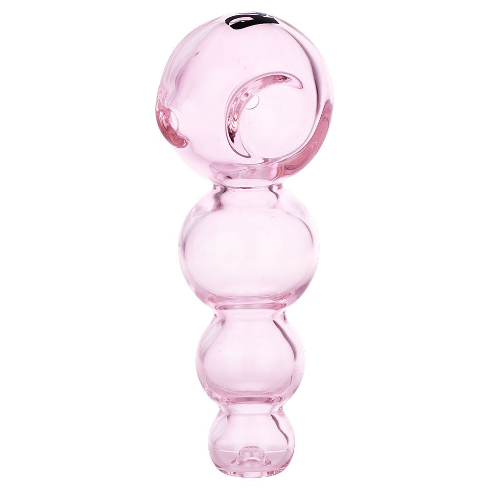 4CT BUNDLE - Pulsar Spherical Spoon Pipe - 4" / Blue, Green, Pink, Smoke, BDD Wholesale