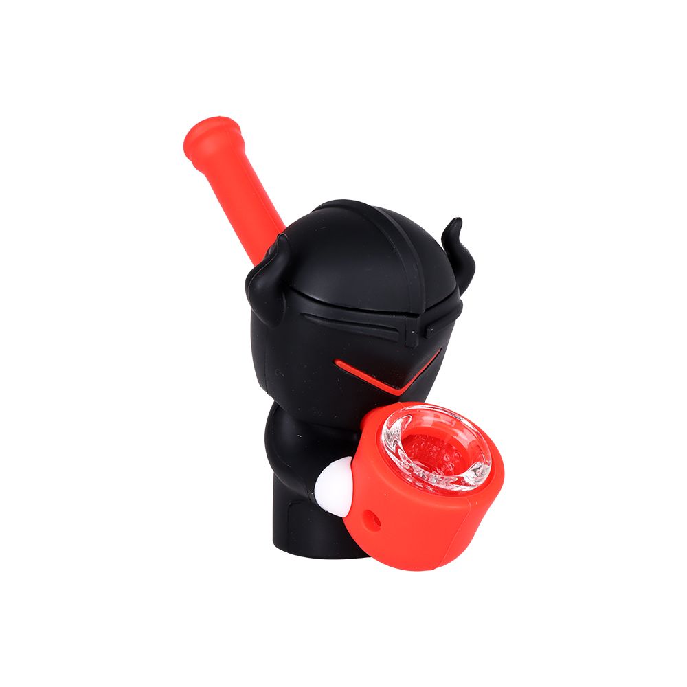 8CT DISPLAY - SeshGear Silicone Squad Secret Stash Hand Pipes - 4" / Assorted Designs, BDD Wholesale