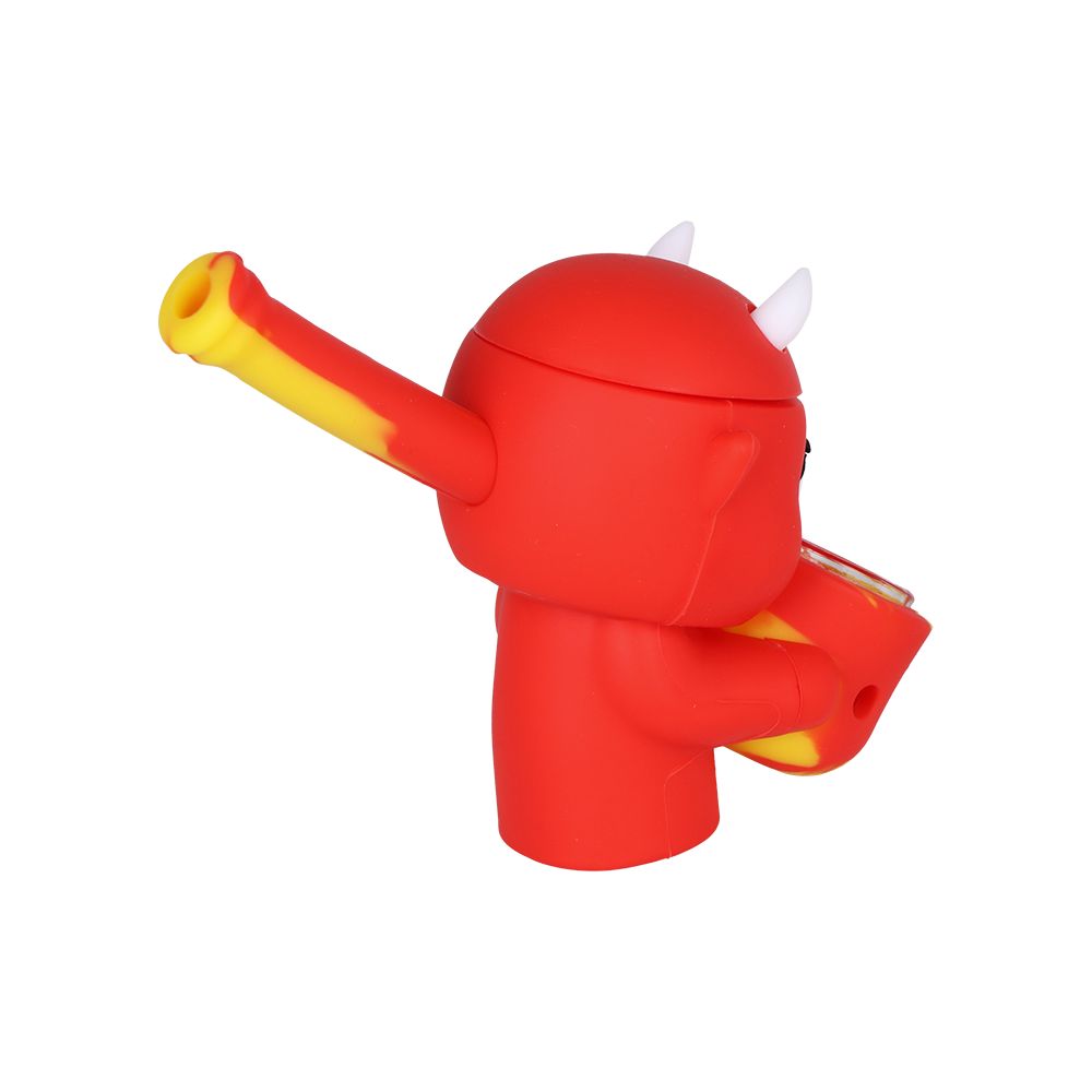 8CT DISPLAY - SeshGear Silicone Squad Secret Stash Hand Pipes - 4" / Assorted Designs, BDD Wholesale