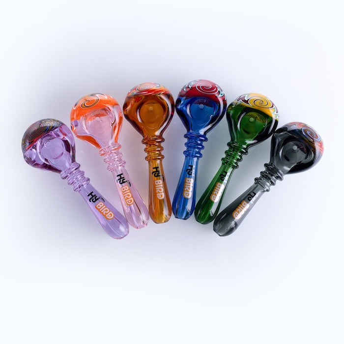 HyBird Clear Color Fume Spoon (Box of 6)