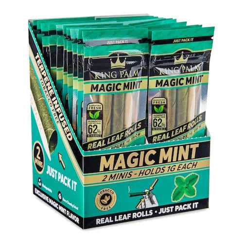King Palm’s Magic Mint Flavored Mini Wraps