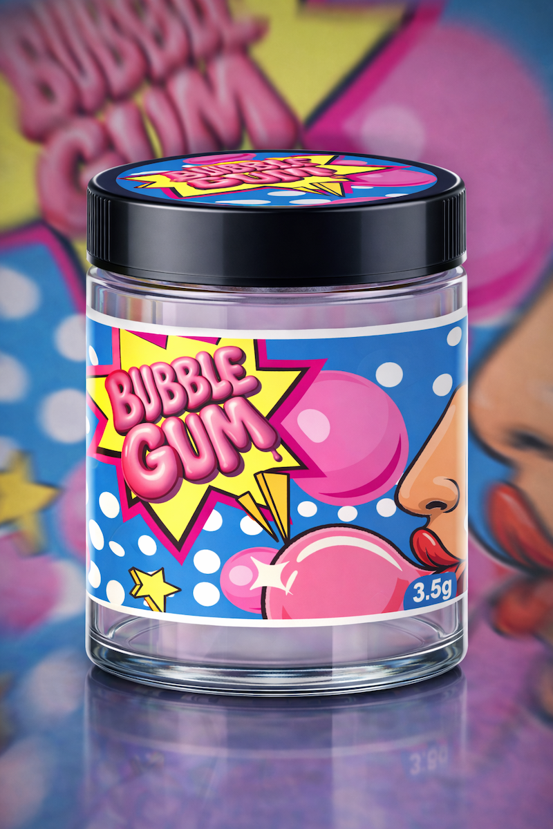 Custom Printed Jars – Design B, BDD Wholesale