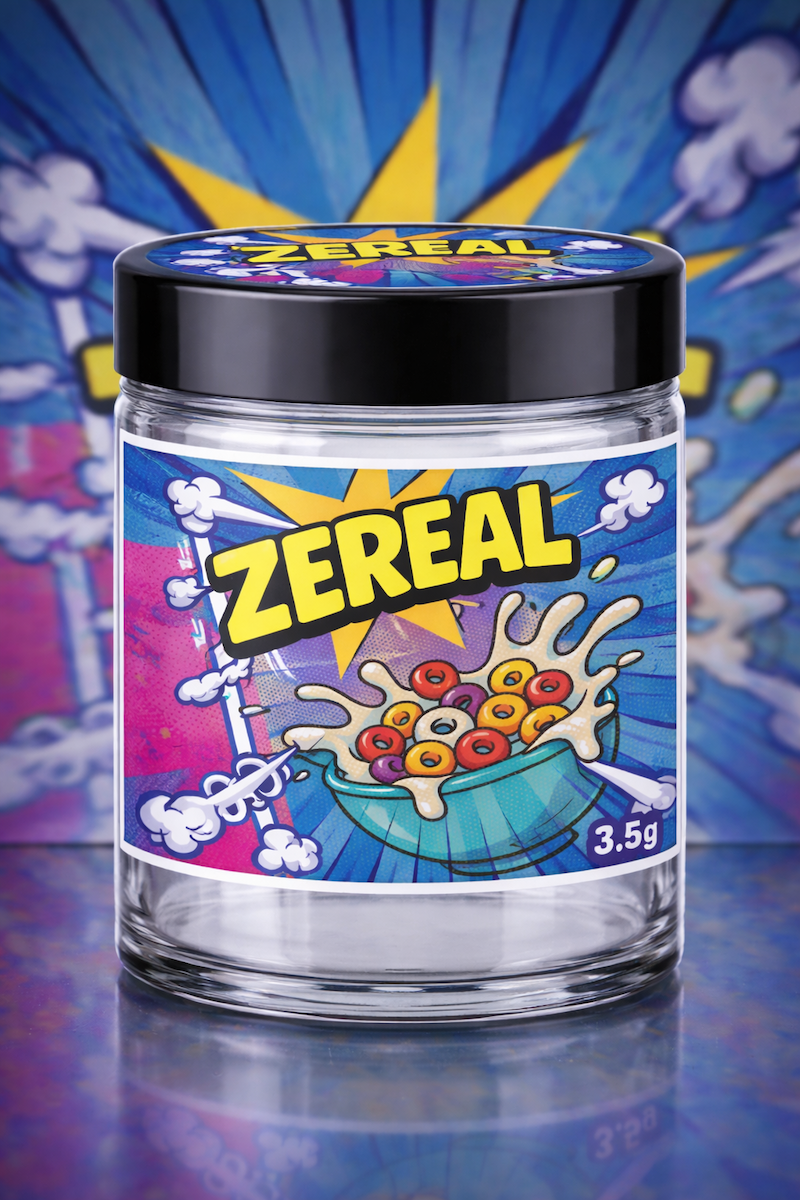 Custom Printed Jars – Design N, BDD Wholesale