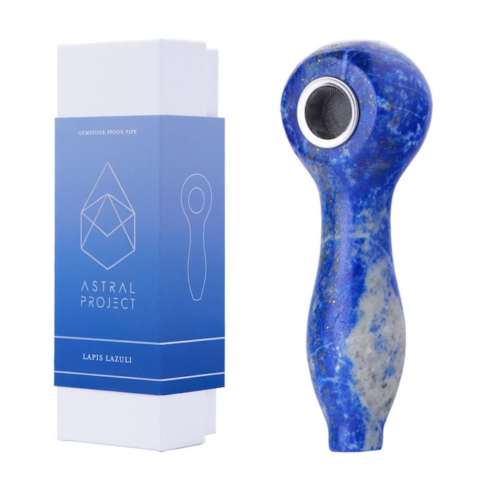 Astral Project Gemstone Spoon Pipe (5 styles)