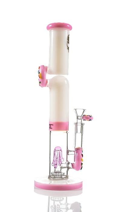 Toxic Double Donut Straight Shooter Water Pipe