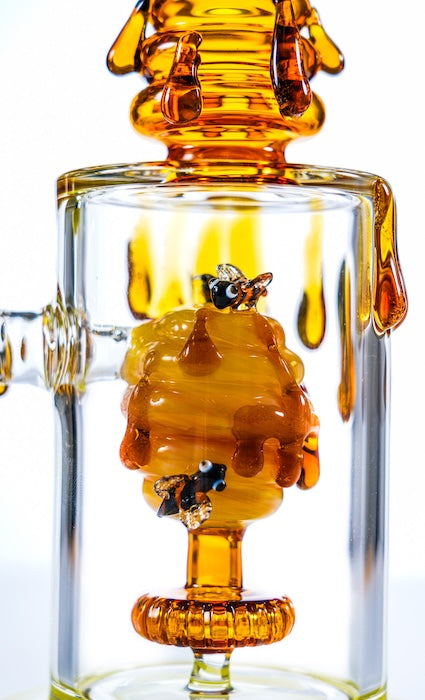MK Glass Honeydrip Bee Rig