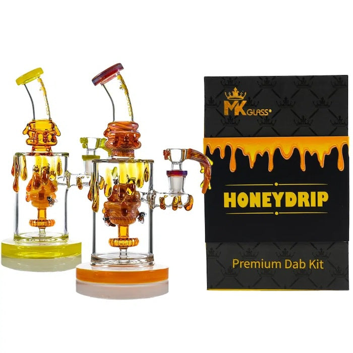 MK Glass Honeydrip Bee Rig
