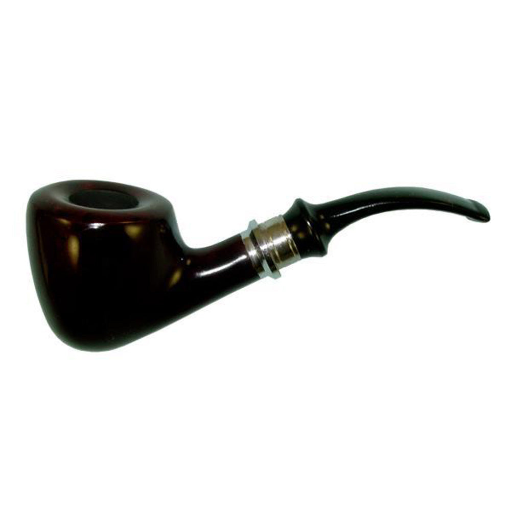 Pulsar Shire Pipes Half Bent Dublin Cherry Wood Tobacco Pipe - 5.5", BDD Wholesale