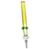 Glass Honey Straw w/ Titanium Tip - 6", BDD Wholesale