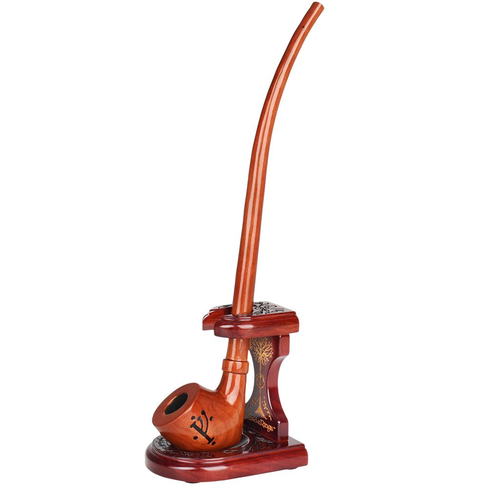 Pulsar Shire Pipes x LoTR GANDALF Pipe & MIDDLE-EARTH Pipe Stand Bundle - 12.5", BDD Wholesale