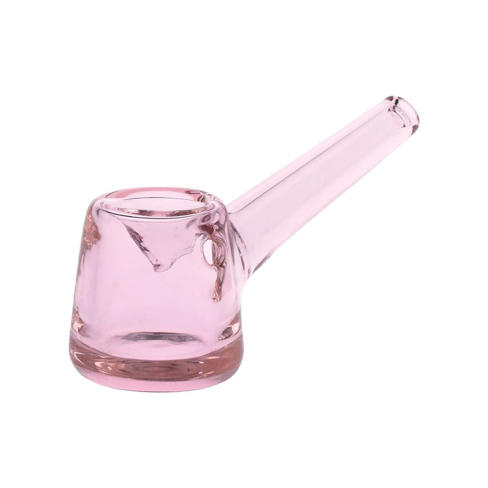 Simple Elegance Hammer Glass Hand Pipe - 3.75" / Colors Vary, BDD Wholesale