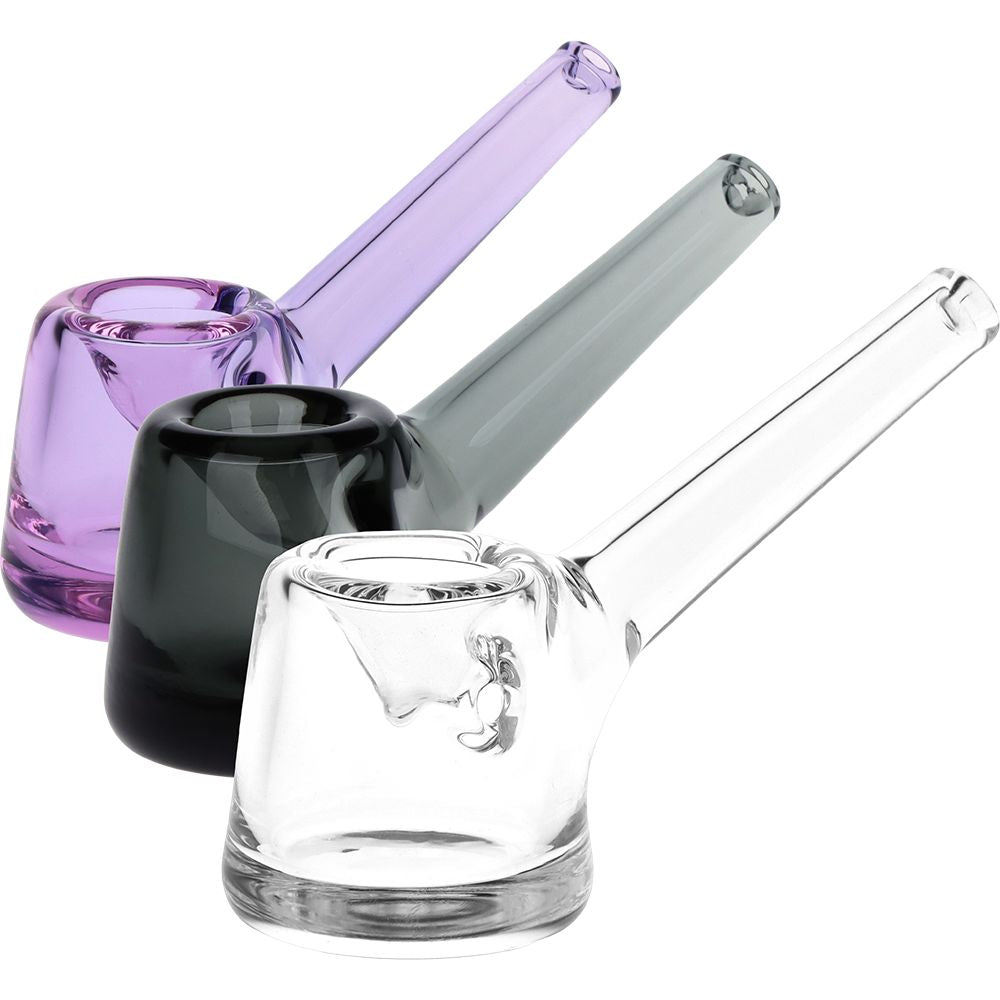Simple Elegance Hammer Glass Hand Pipe - 3.75" / Colors Vary, BDD Wholesale