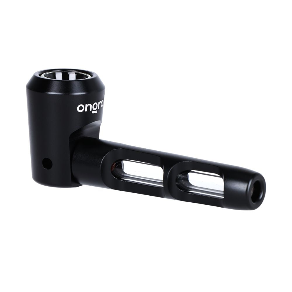 ONGROK Aluminum & Glass Spoon Pipe | 4.25", BDD Wholesale