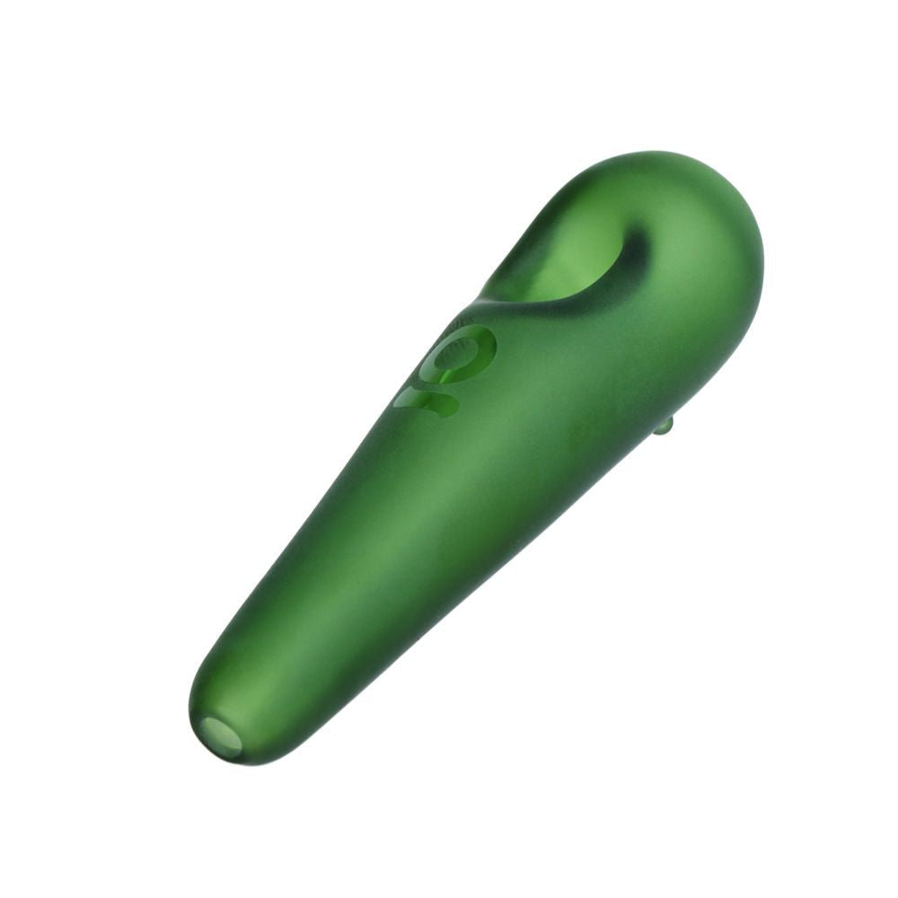 ONGROK Teardrop Sandblasted Glass Spoon Pipe | 4", BDD Wholesale