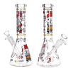 Gangster Cat Beaker Glass Water Pipe - 10" / 14mm F, BDD Wholesale