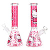 High Fashion Kitty Beaker Glass Water Pipe - 10" / 14mm F, BDD Wholesale