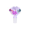 Pinky Hearts Beaker Glass Water Pipe - 10" / 14mm F, BDD Wholesale