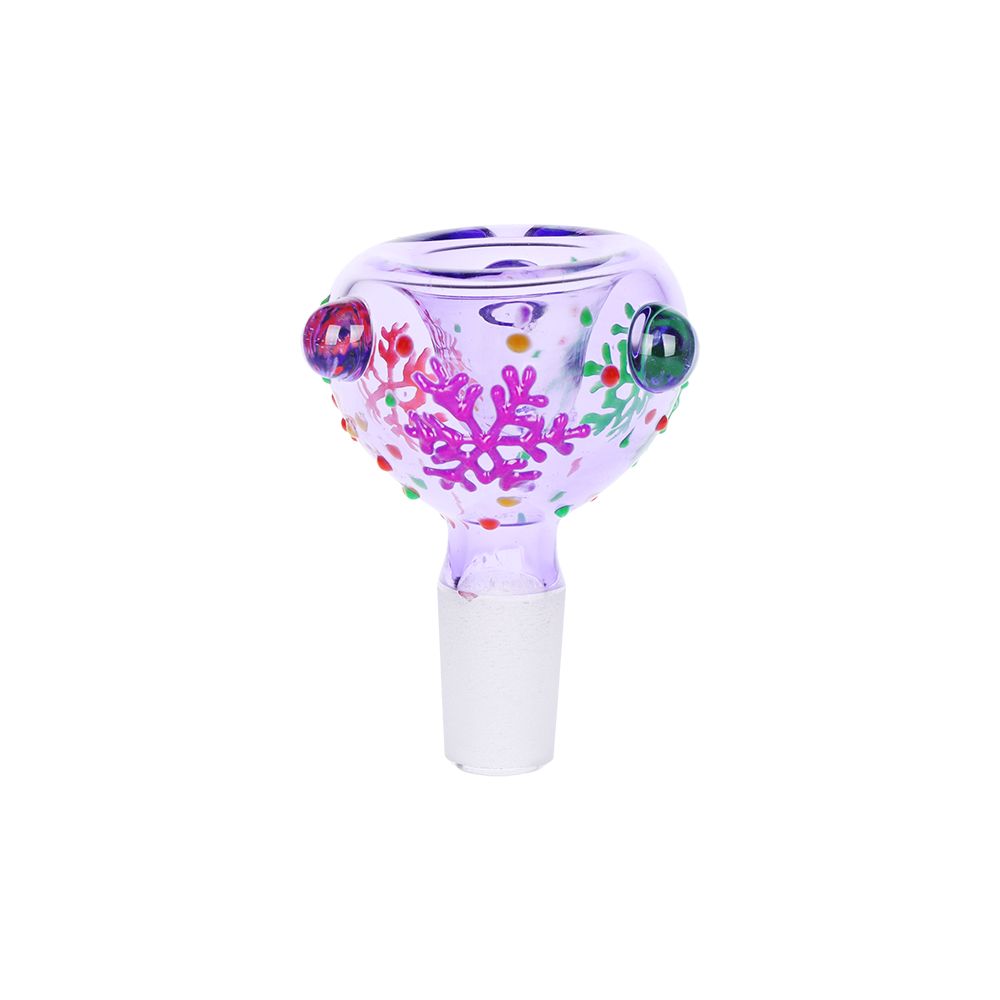 Pinky Hearts Beaker Glass Water Pipe - 10" / 14mm F, BDD Wholesale