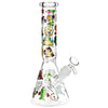 Pocket Monsters Beaker Glass Water Pipe - 10" / 14mm F, BDD Wholesale