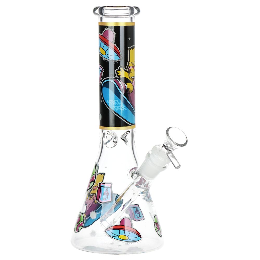 Don't Have A Cow Beaker Glass Water Pipe - 10" / 14mm F / Designs Vary, BDD Wholesale
