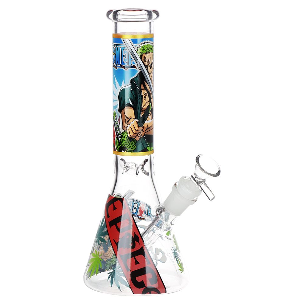 One Treasure Beaker Glass Water Pipe | 10.25" | 14mm F, BDD Wholesale