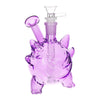 Purple Pocket Monster Glass Water Pipe - 5.75" / 14mm F / "Ghost Type", BDD Wholesale
