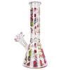 Party Kitty Electroplated Beaker Glass Water Pipe - 9.75" / 14mm F, BDD Wholesale