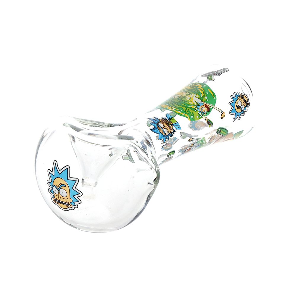 3CT BUNDLE - Rich and Shorty Glass Spoon Pipe - 4.5", BDD Wholesale