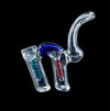 Double Bowl Glass Bubbler (5")