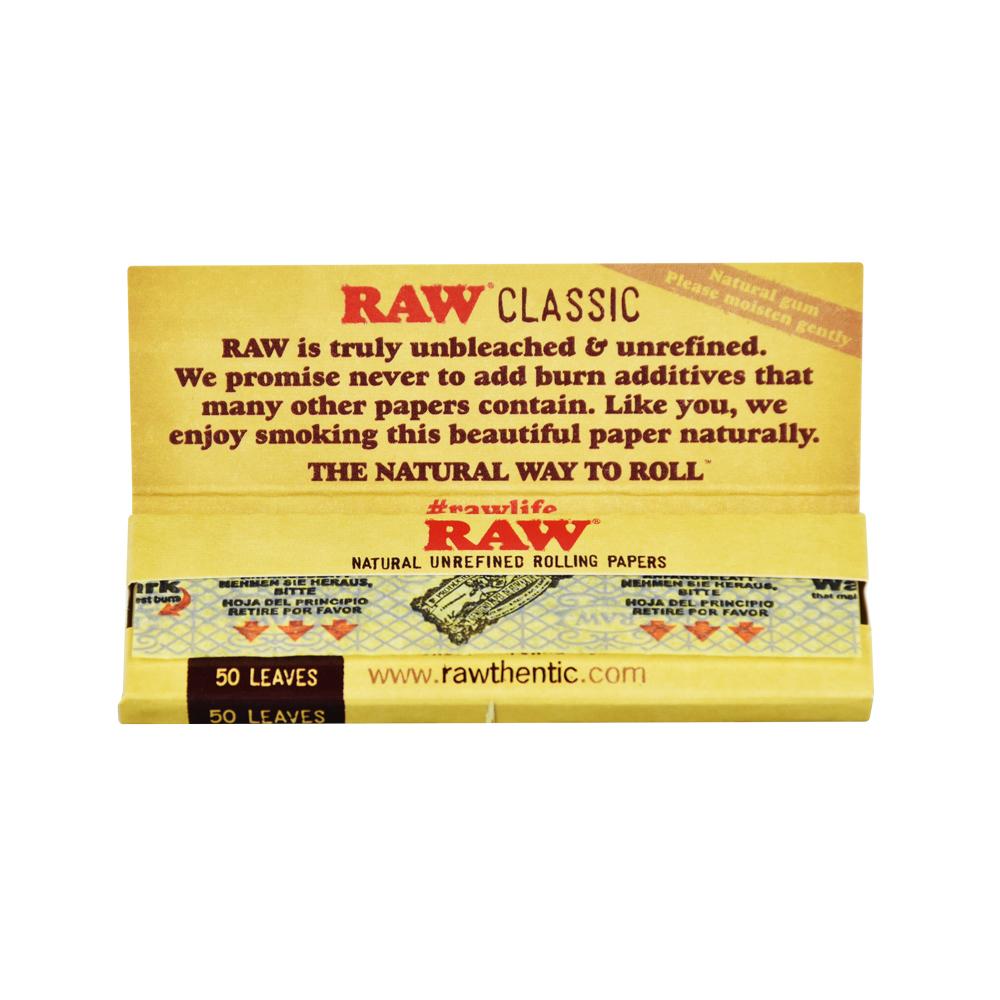 Raw Classic Rolling Papers, BDD Wholesale