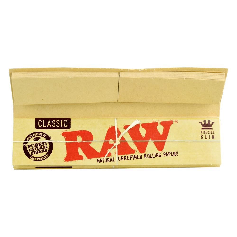 RAW Classic Connoisseur booklet open with tips