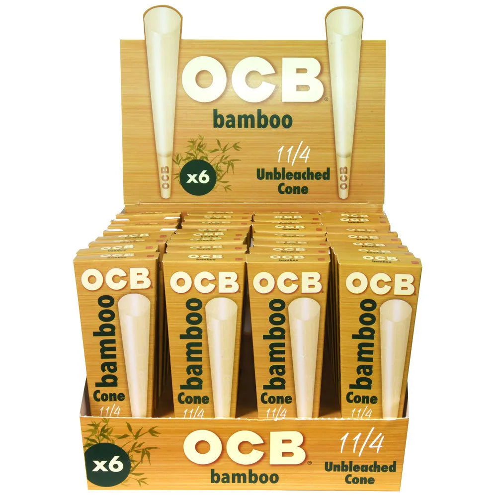 OCB Bamboo Unbleached Cones, BDD Wholesale