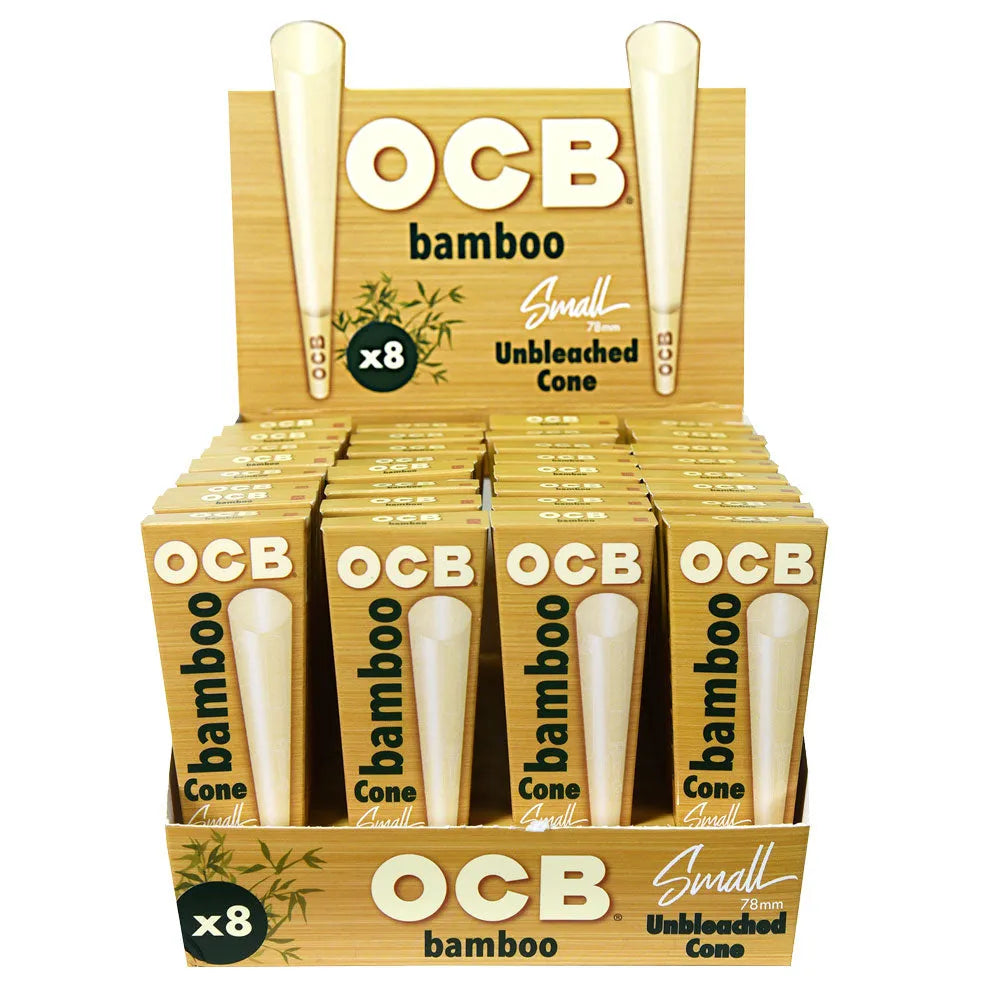 OCB Bamboo Unbleached Cones, BDD Wholesale