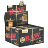 24CT DISPLAY - RAW Black Connoisseur Rolling Papers + Tips - Classic / 32pc / King Size Slim, BDD Wholesale