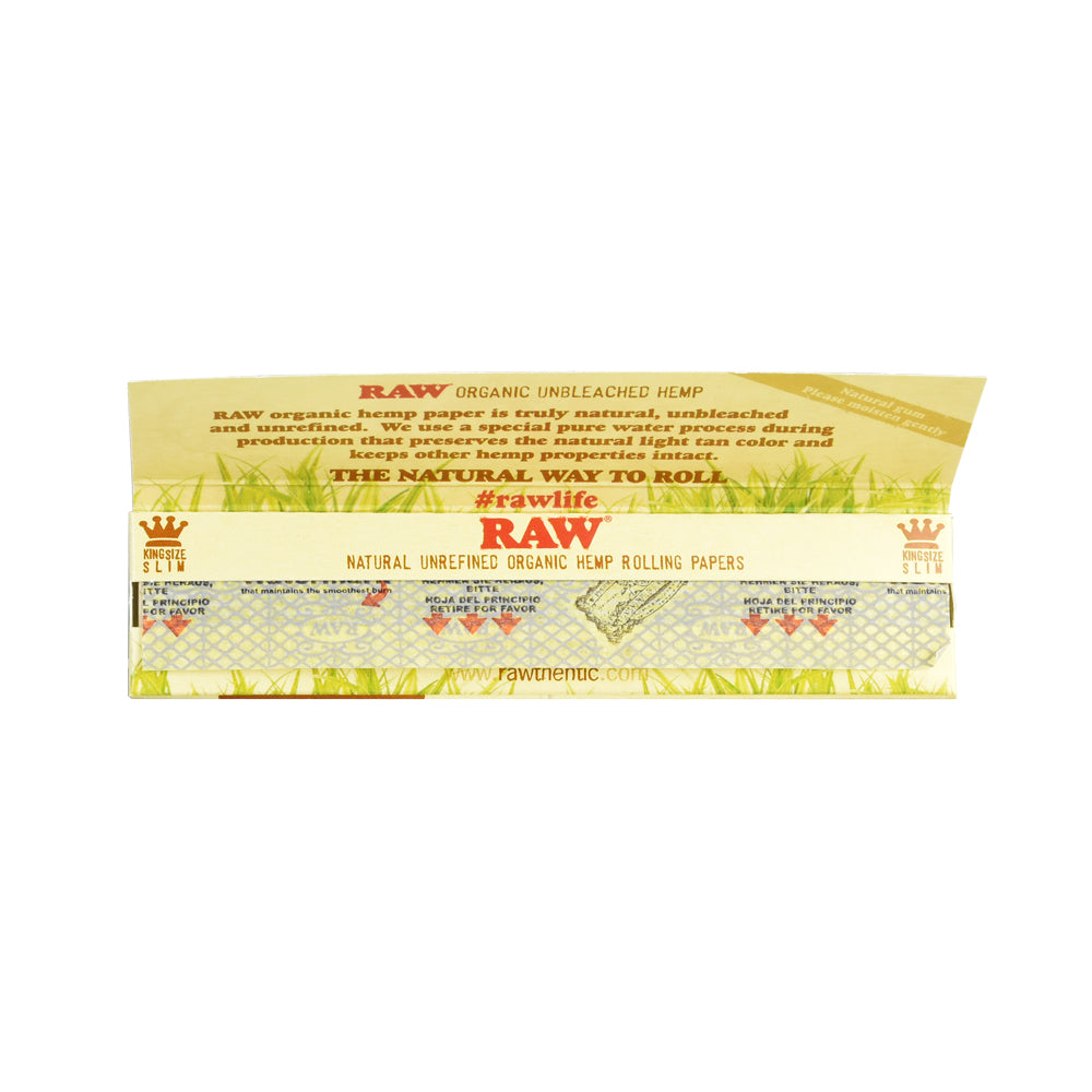 Raw Organic Hemp Rolling Papers, BDD Wholesale